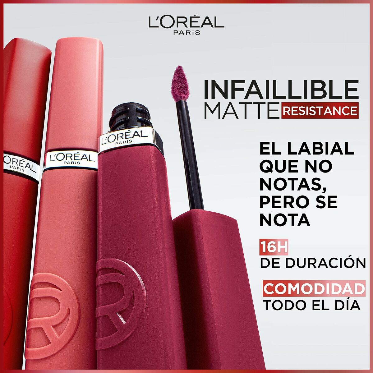 Liquid lipstick L'Oreal Make Up Infaillible Matte Resistance Wine not? Nº 500 (1 Unit)-5