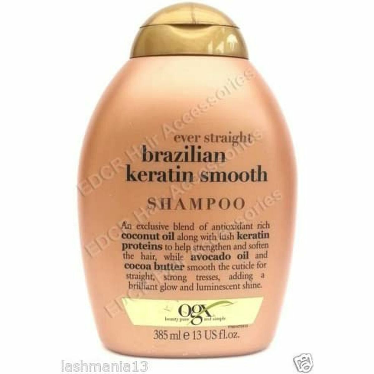 Detangling shampoo OGX Brazilian Keratin 385 ml-1