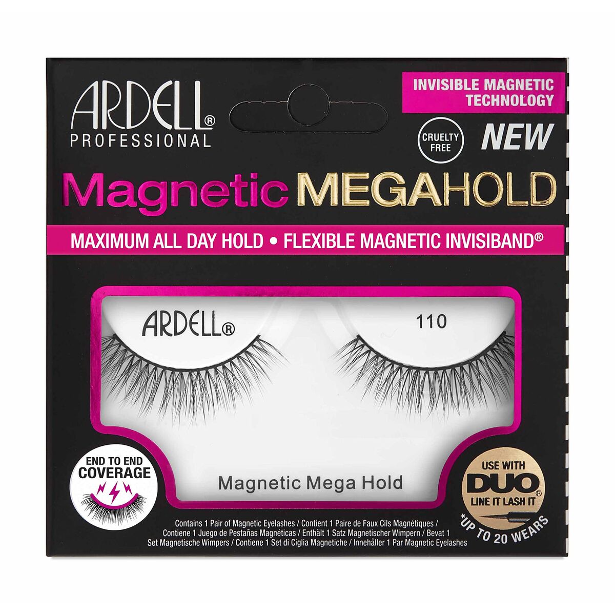 False Eyelashes Ardell Magnetic Megahold Nº 110 (1 Unit)-0