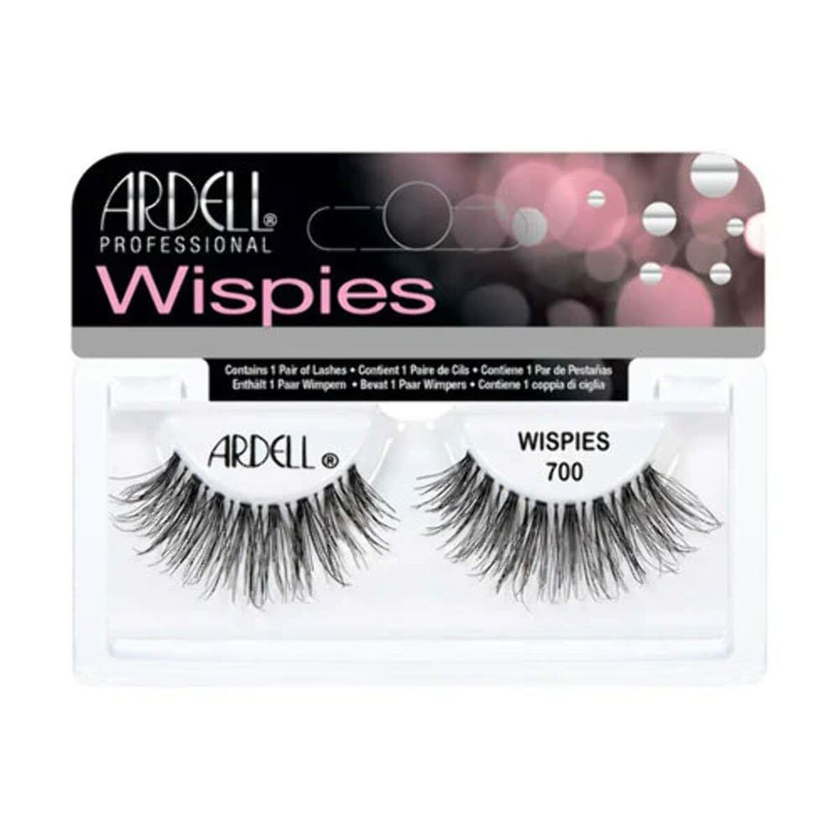 False Eyelashes Ardell Wispies 701 Black-1