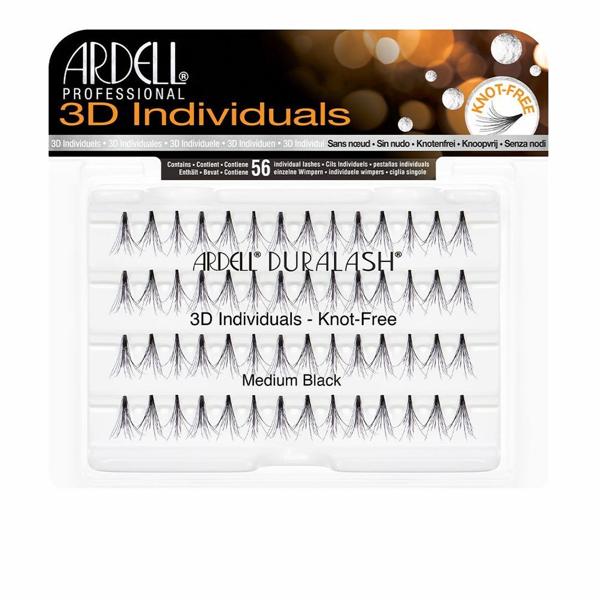 False Eyelashes 3D Medium Black Ardell E001-21P-022075-0
