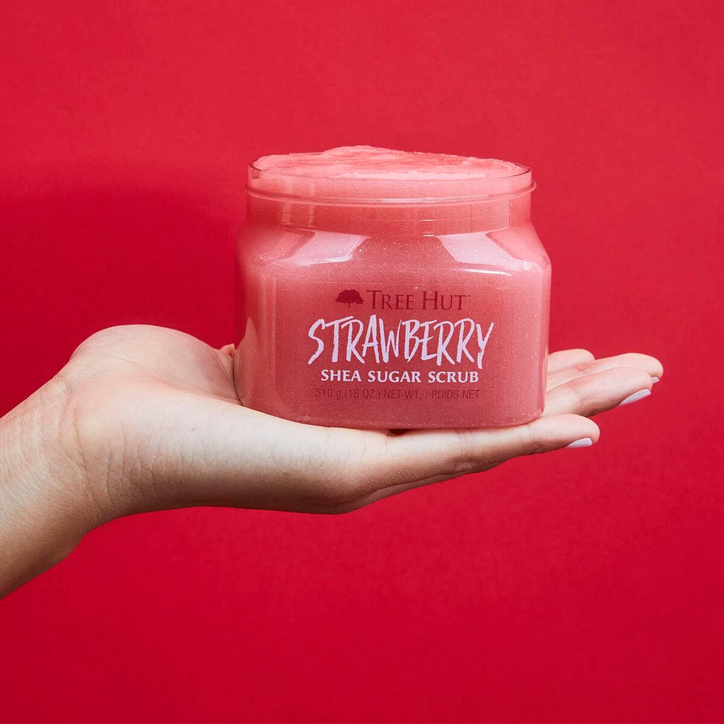 Body Exfoliator Tree Hut   Strawberry Sugar 510 g-4
