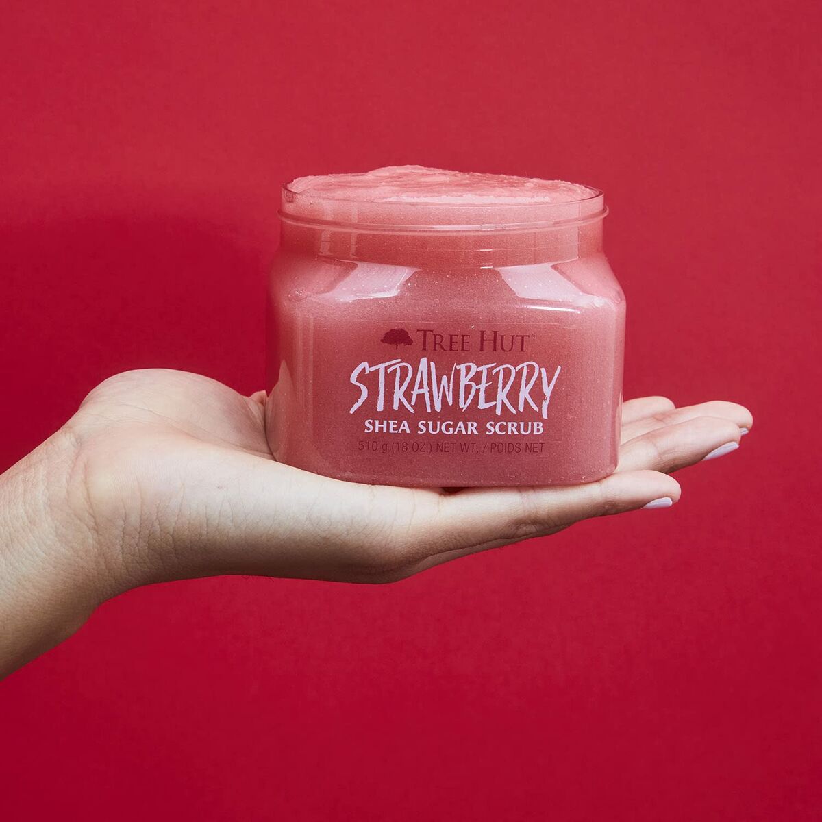 Body Exfoliator Tree Hut   Strawberry Sugar 510 g-4