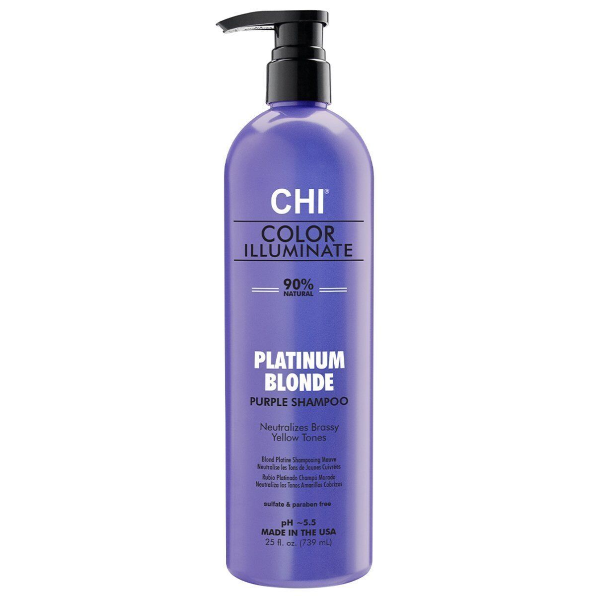 Colour Neutralising Shampoo Farouk Chi Color Illuminate Platinum Blonde 739 ml-0