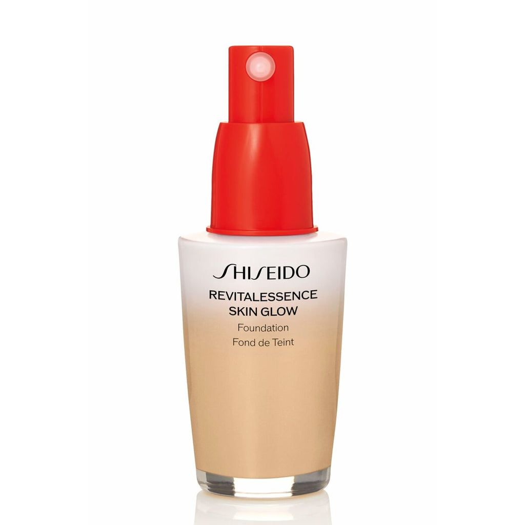 Liquid Make Up Base Shiseido Revitalessence Skin Glow Nº 320 30 ml-4