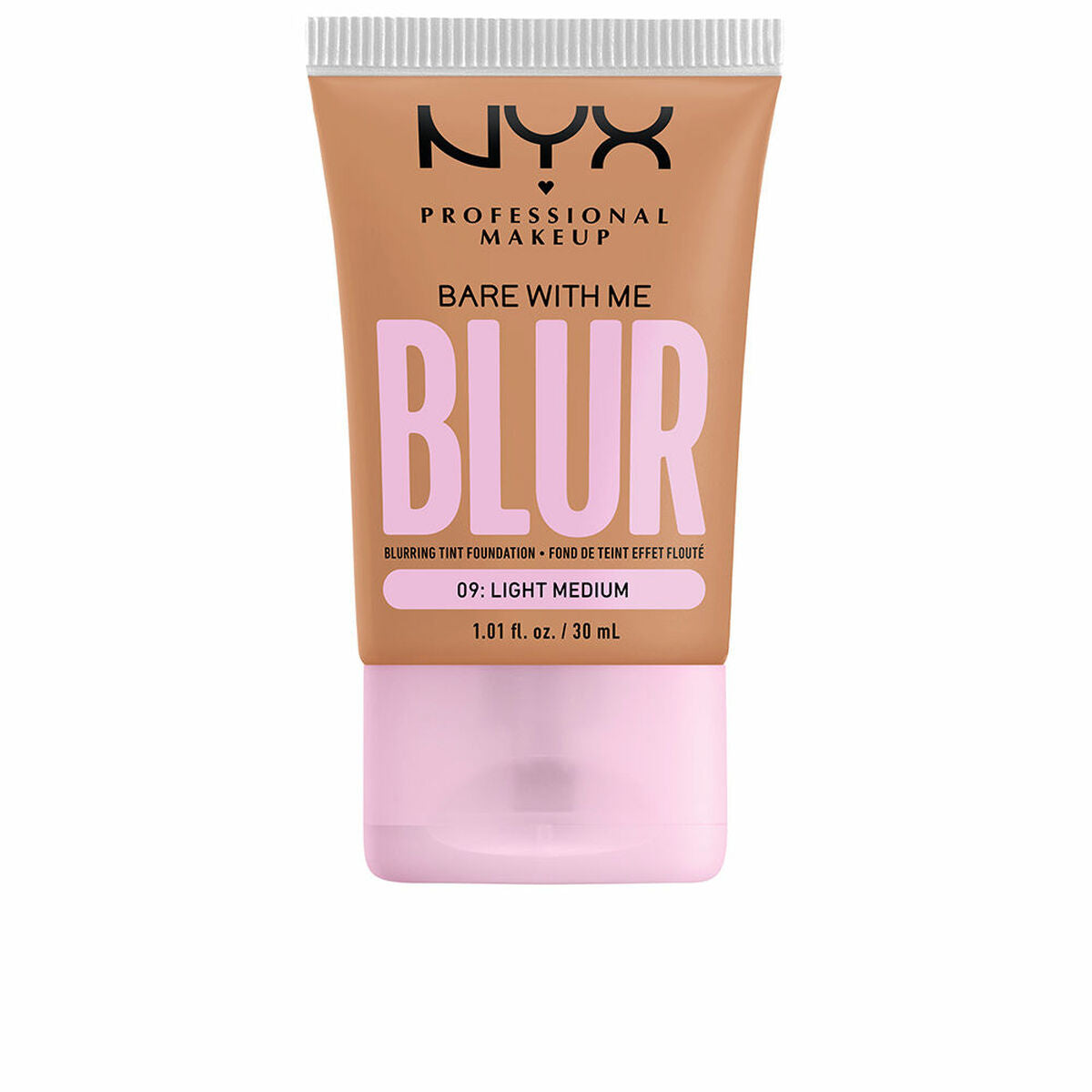 Liquid Make Up Base NYX Bare With Me Blur Nº 09-light medium 30 ml-0