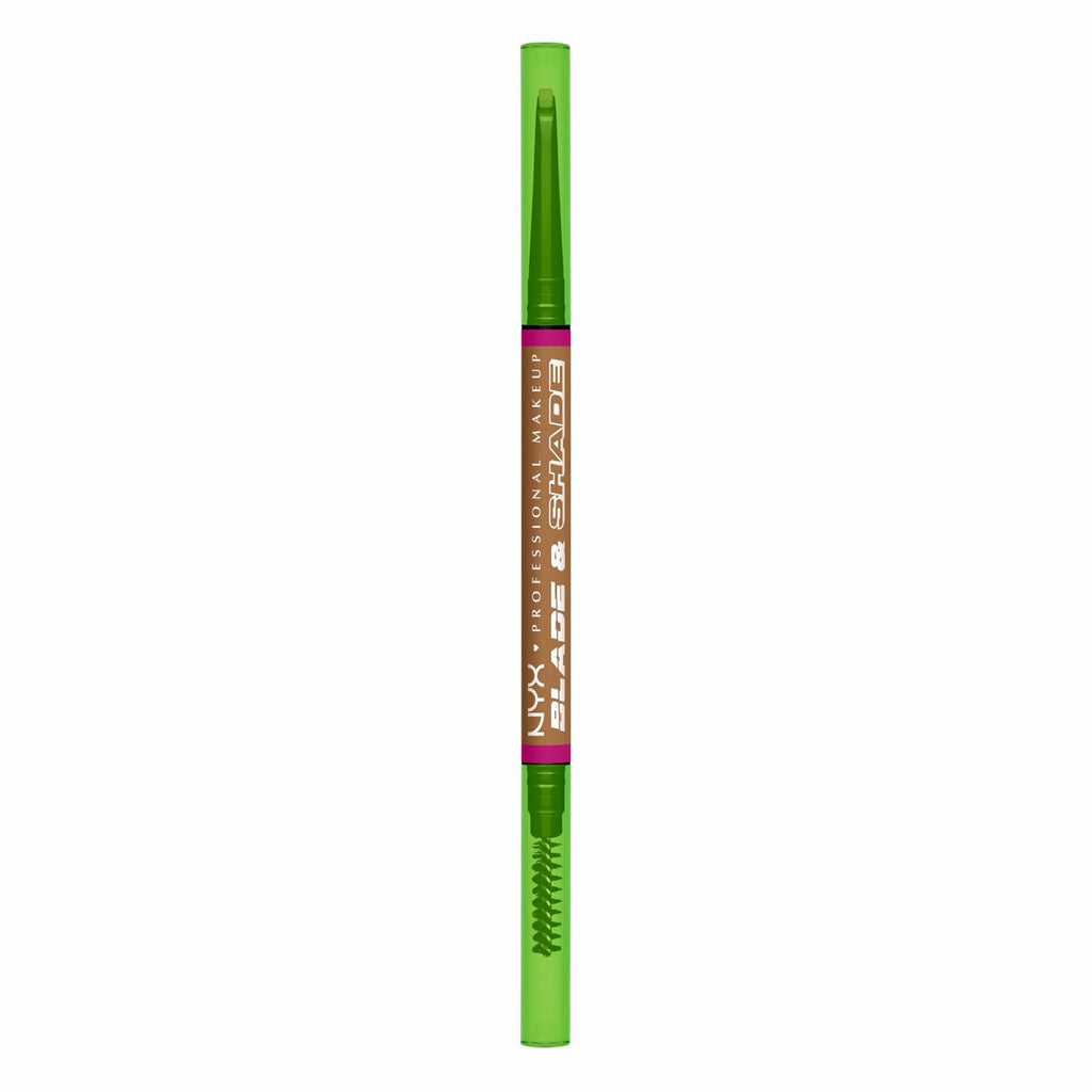 Eyebrow Pencil NYX BLADE & SHADE NANO Nº 01-Ash Blonde-0