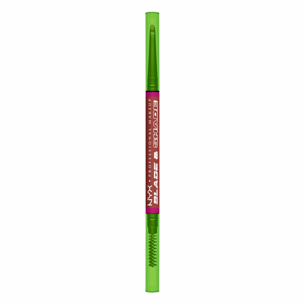 Eyebrow Pencil NYX BLADE & SHADE NANO Nº 06-Rich Auburn-0