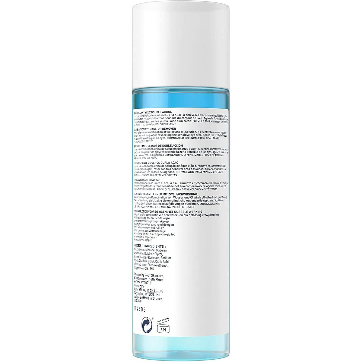 Eye Make Up Remover Roc Desmaquillante De Ojos Double action 125 ml-1