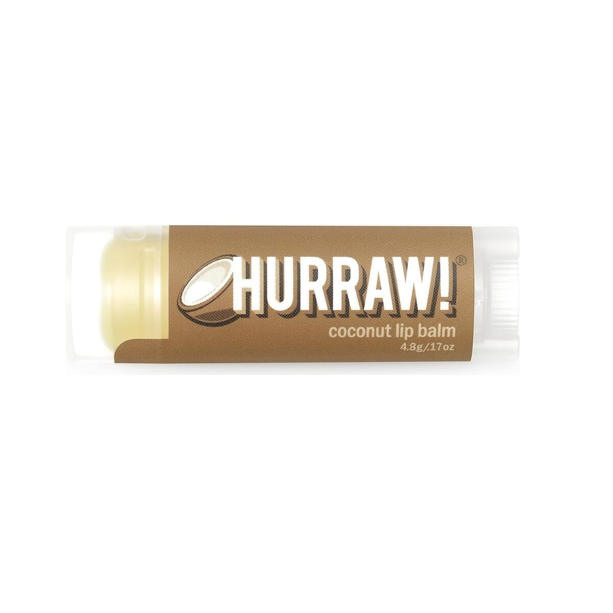 Lip Balm Hurraw! Coconut-0