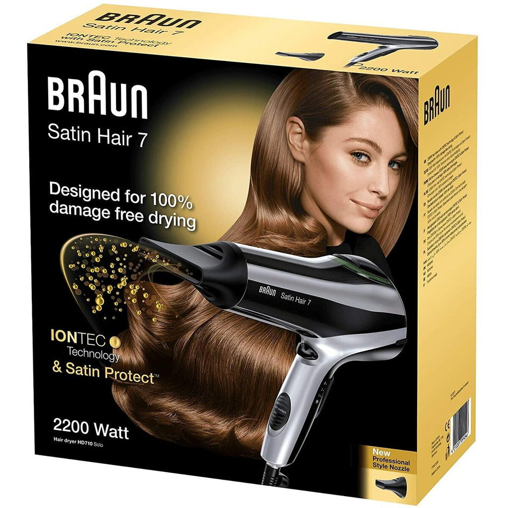 Hairdryer Braun Satin Hair 7 HD710 Black 2200 W Ionic-1