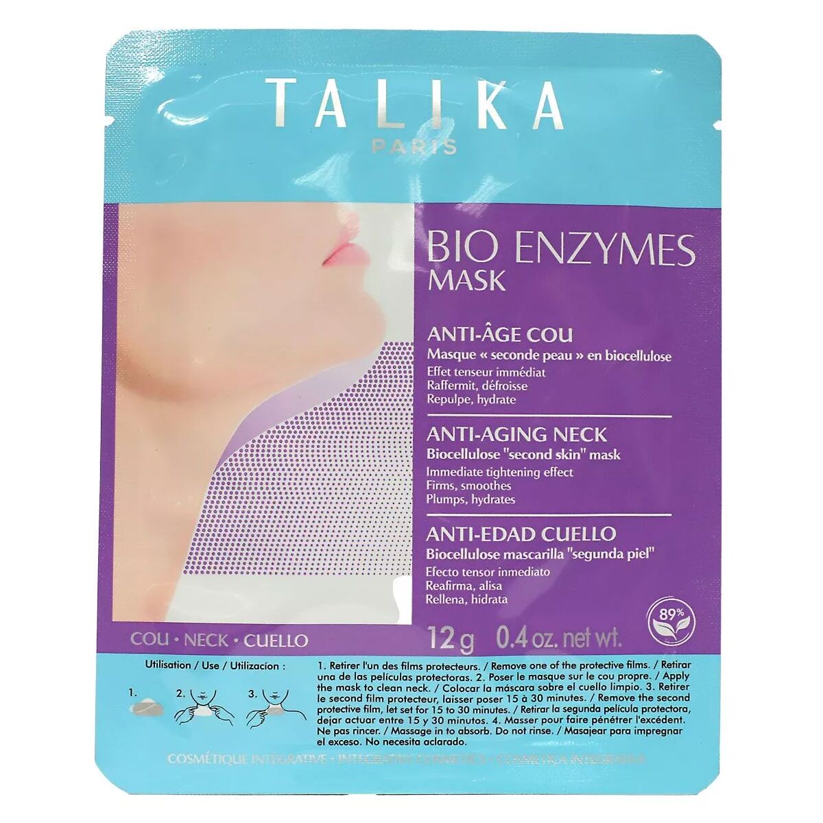Mask Talika BIO ENZYMES 12 g Anti-ageing Neck-0
