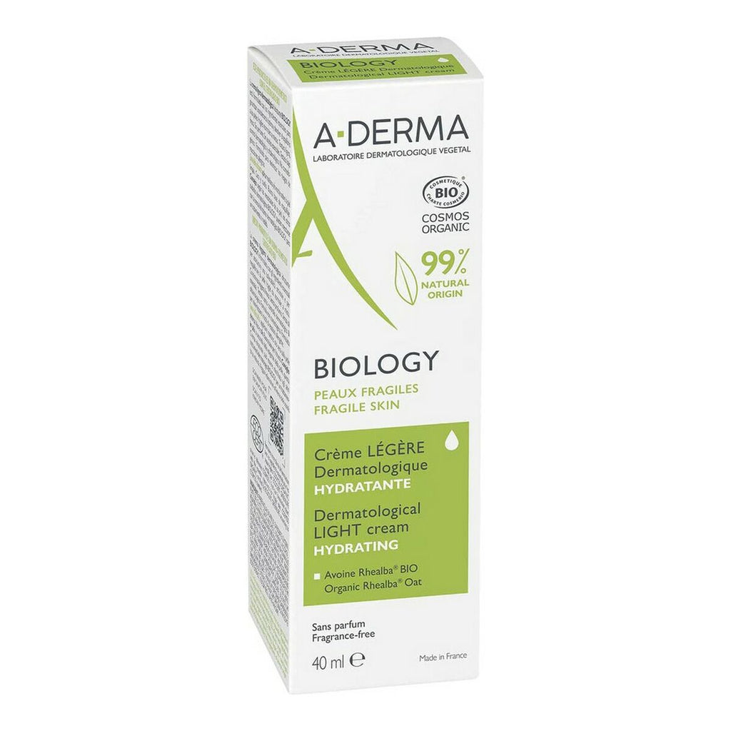 Hydrating Cream A-Derma Biology Light (40 ml)-1