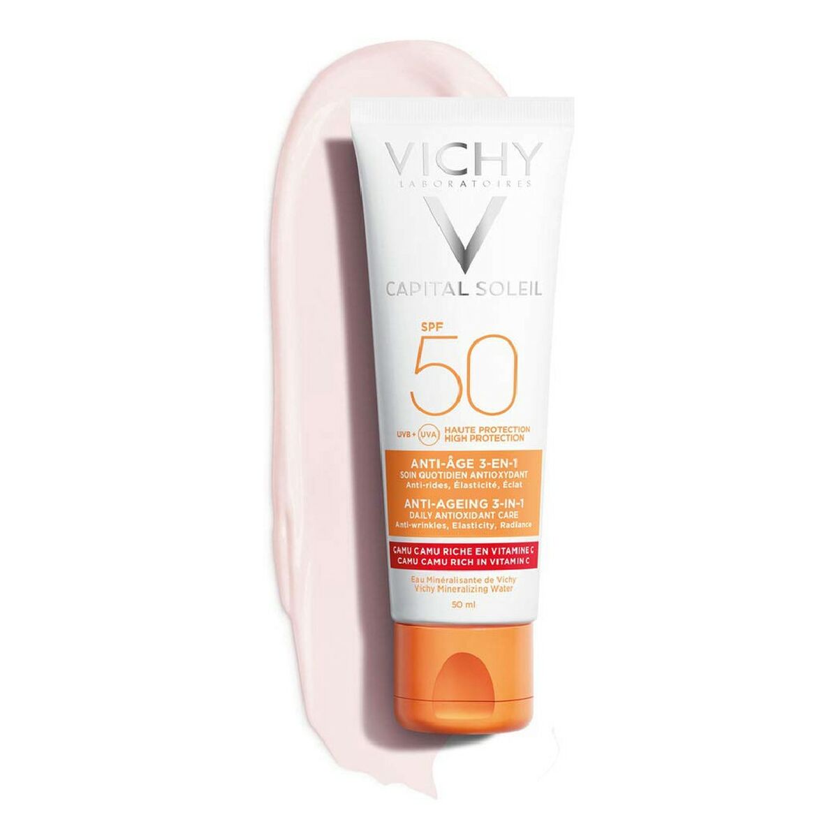 Facial Sun Cream Vichy VCH00115 Spf 50 3-in-1 Anti-ageing-2