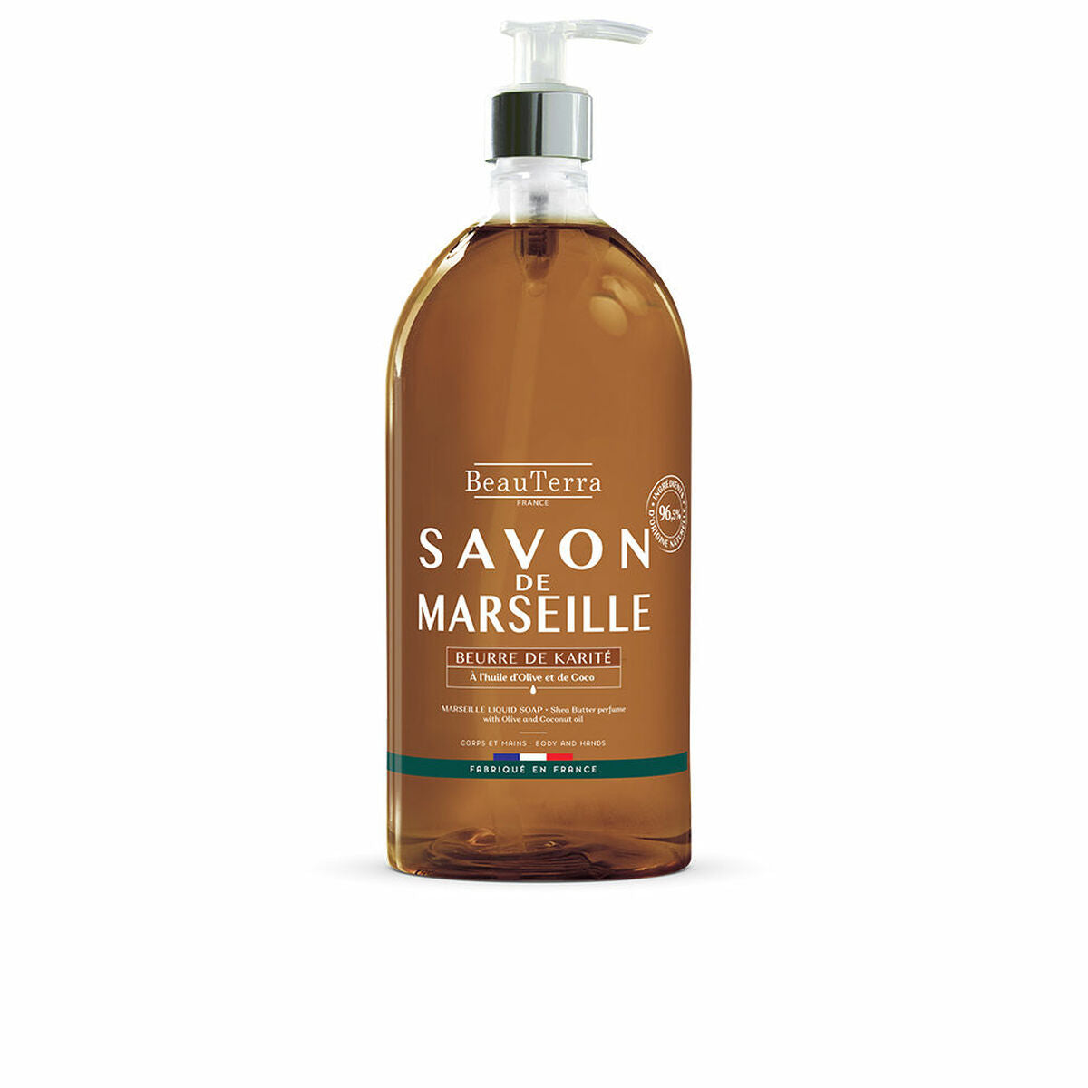 Liquid Soap Beauterra Savon de Marseille Shea Butter 1 L-0