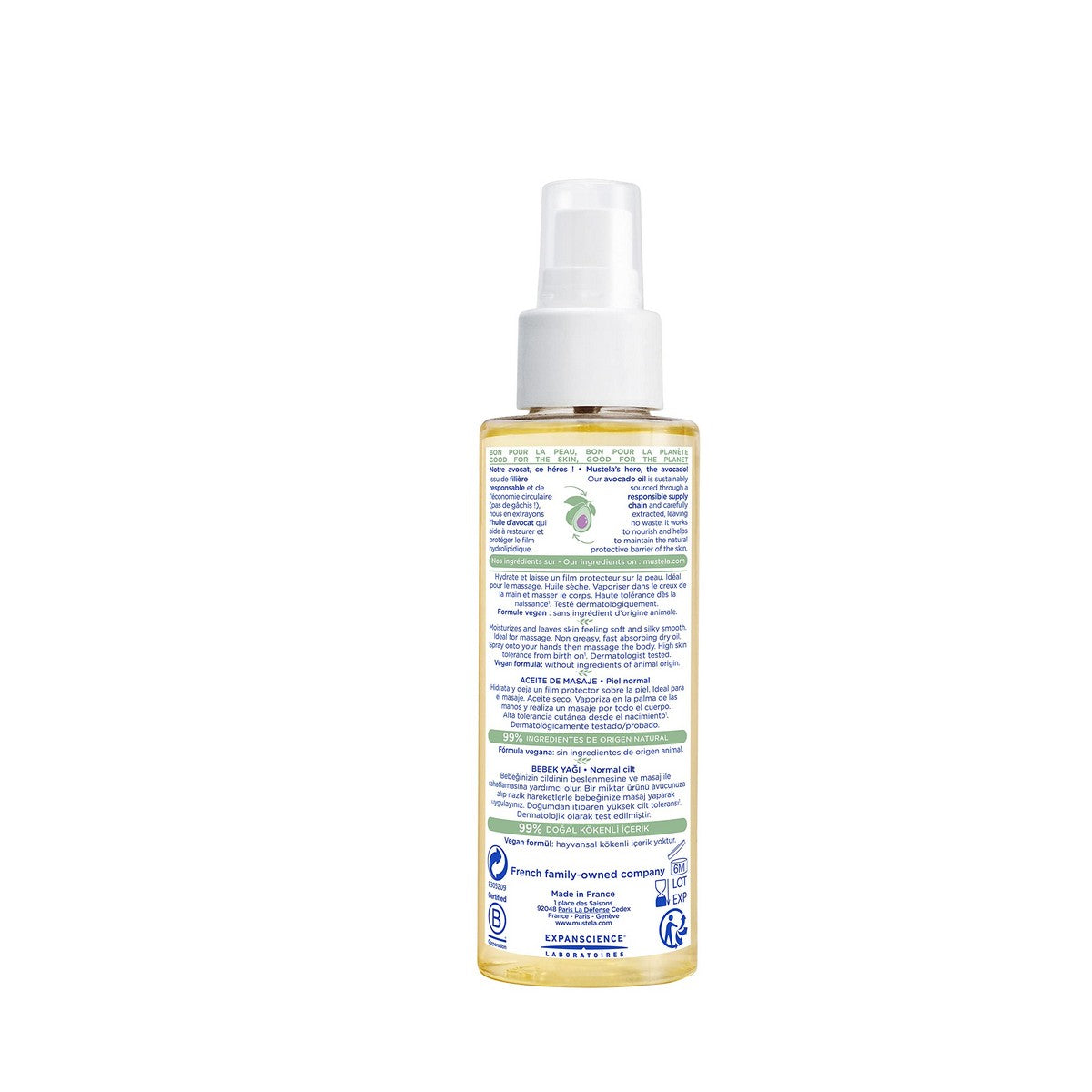 Body Oil for Baby Mustela Niño 100 ml-5