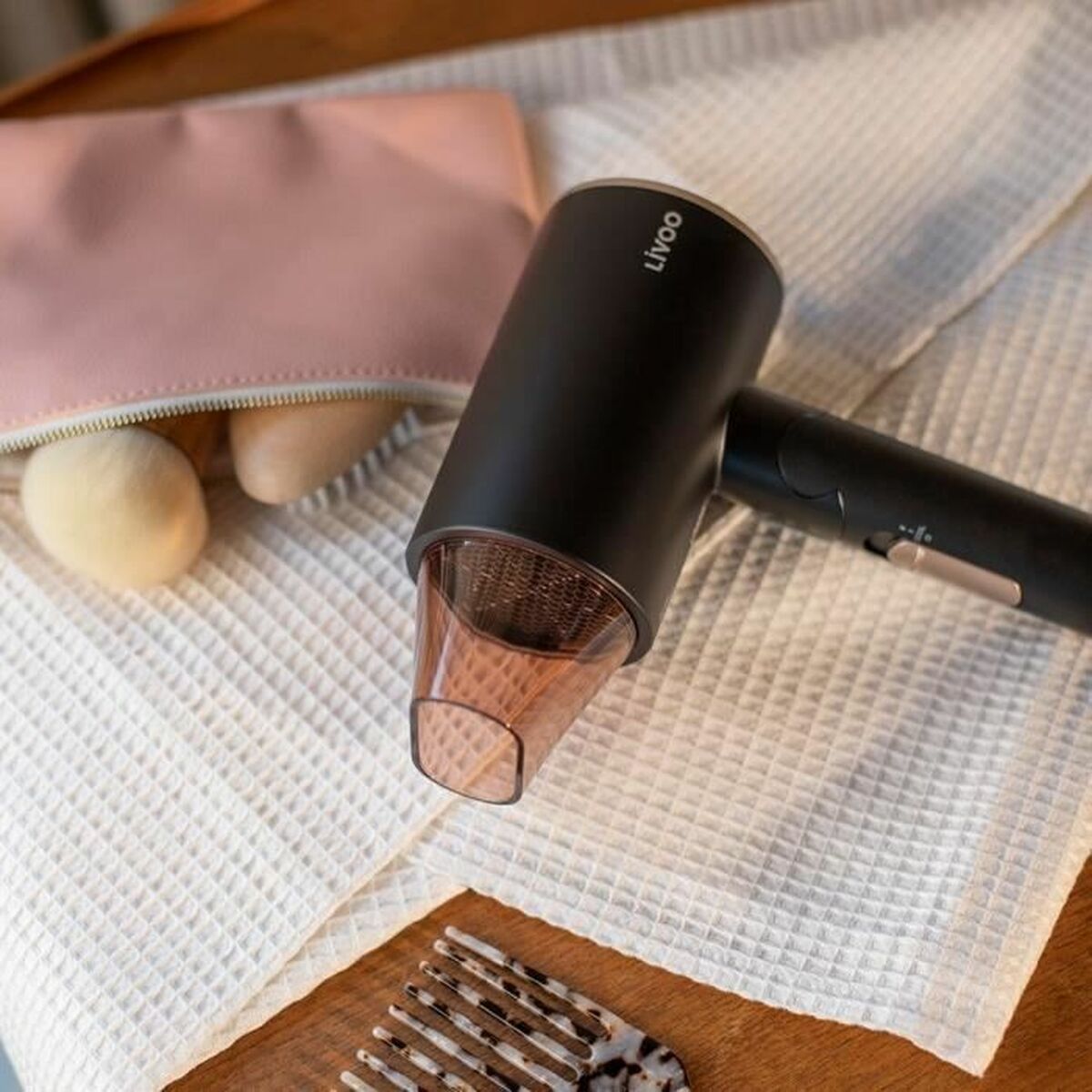Hairdryer Livoo DOS173 Black/Pink 1600 W-1