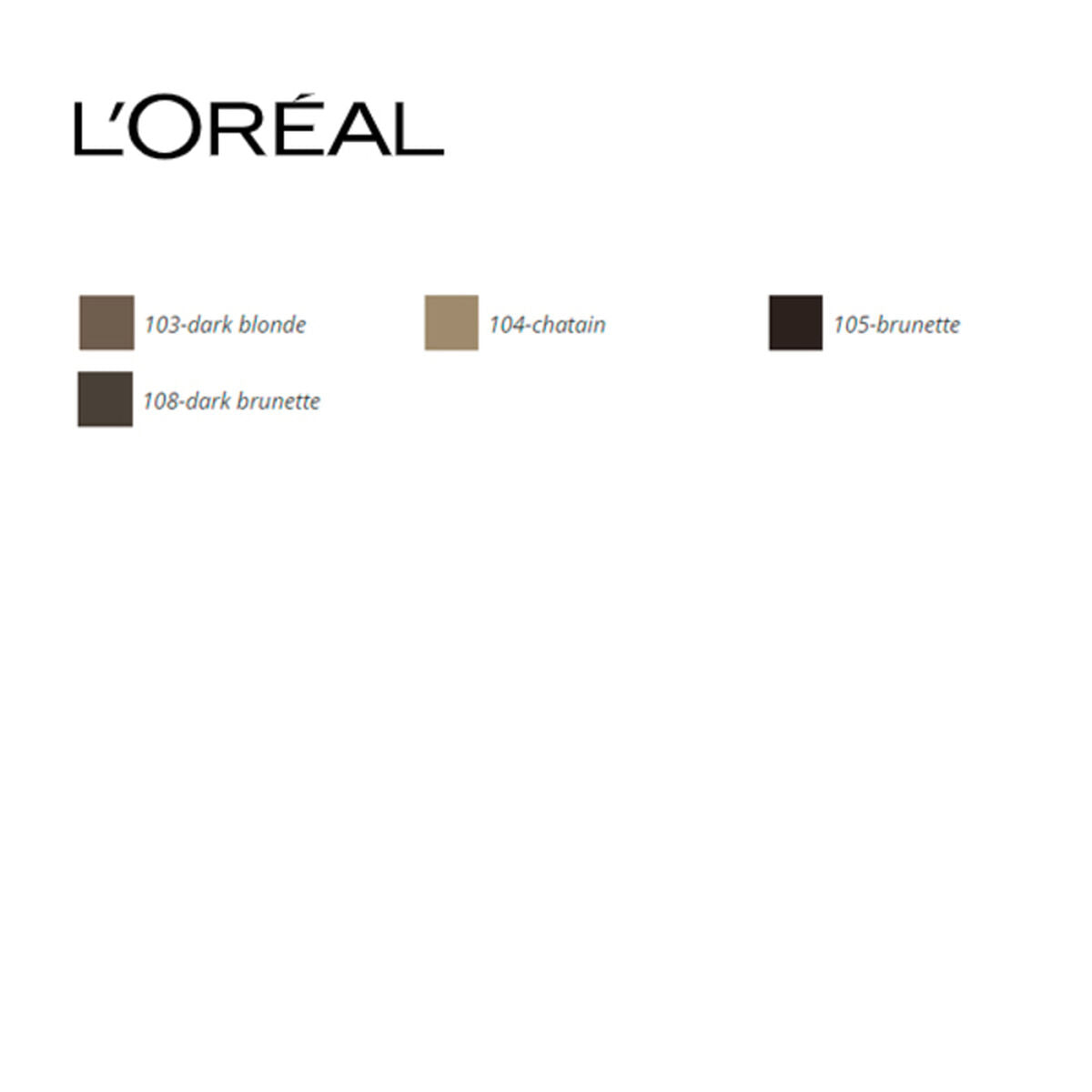 Eyebrow Pencil Skinny Definer L'Oreal Make Up (1,2 g)-5