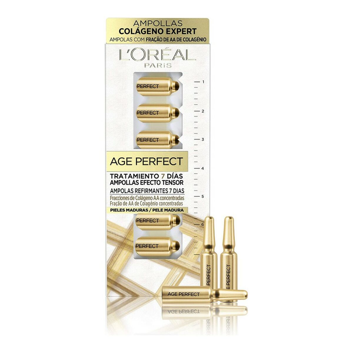 Lifting Effect Ampoules Age Perfect L'Oreal Make Up Age Perfect (7 Units) (7 uds)-0