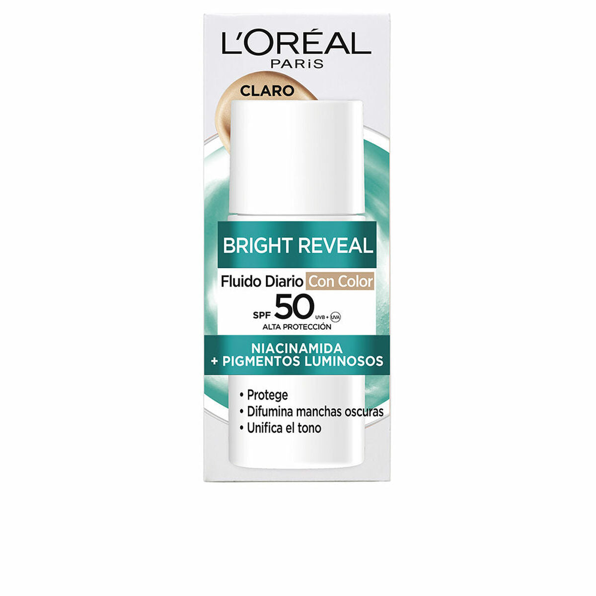 Facial Cream L'Oreal Make Up BRIGHT REVEAL NIACINAMIDA Spf 50 50 ml-0