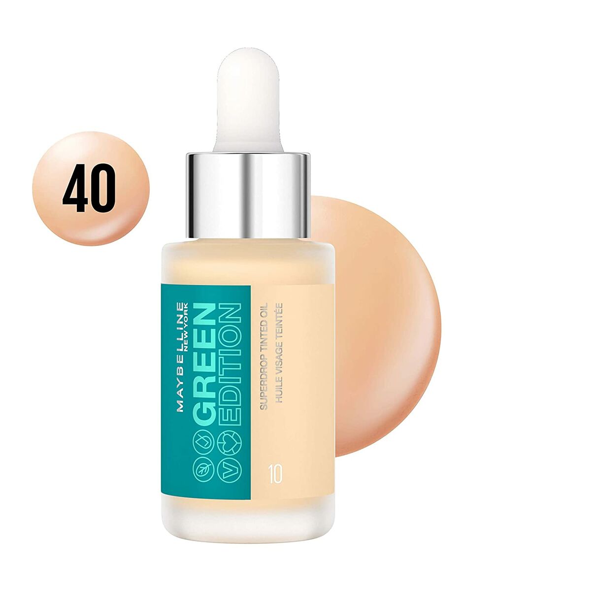 Liquid Make Up Base Maybelline Green Edition Nº 40 Oil (20 ml)-1