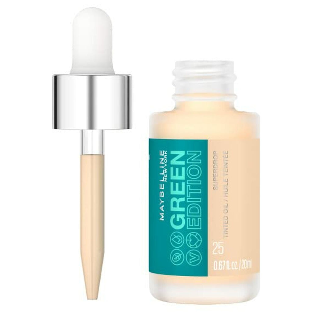 Liquid Make Up Base Maybelline Green Edition Oil Nº 25 (20 ml)-0