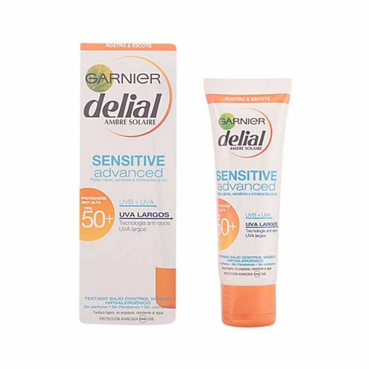 Facial Sun Cream Sensitive Delial SPF 50+ (50 ml) (Unisex) (50 ml)-0
