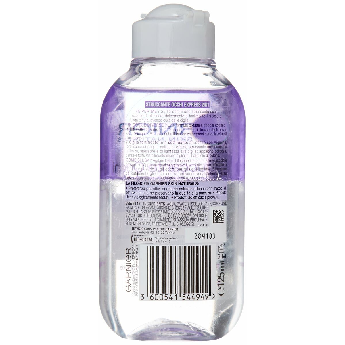 Facial Make Up Remover Garnier Struccante Occhi Express 2 In 1 125 ml-4