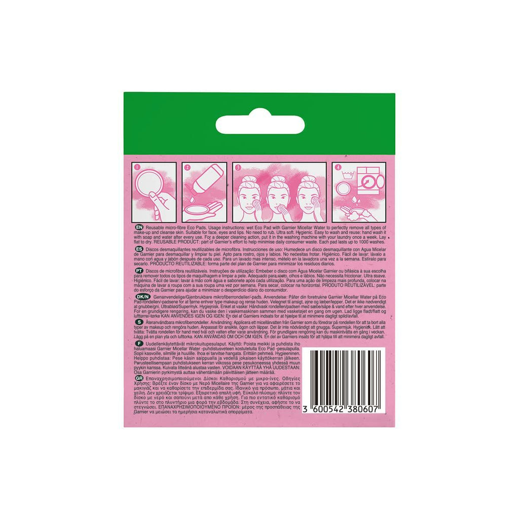 Make-up Remover Pads Garnier Skinactive Washable-11