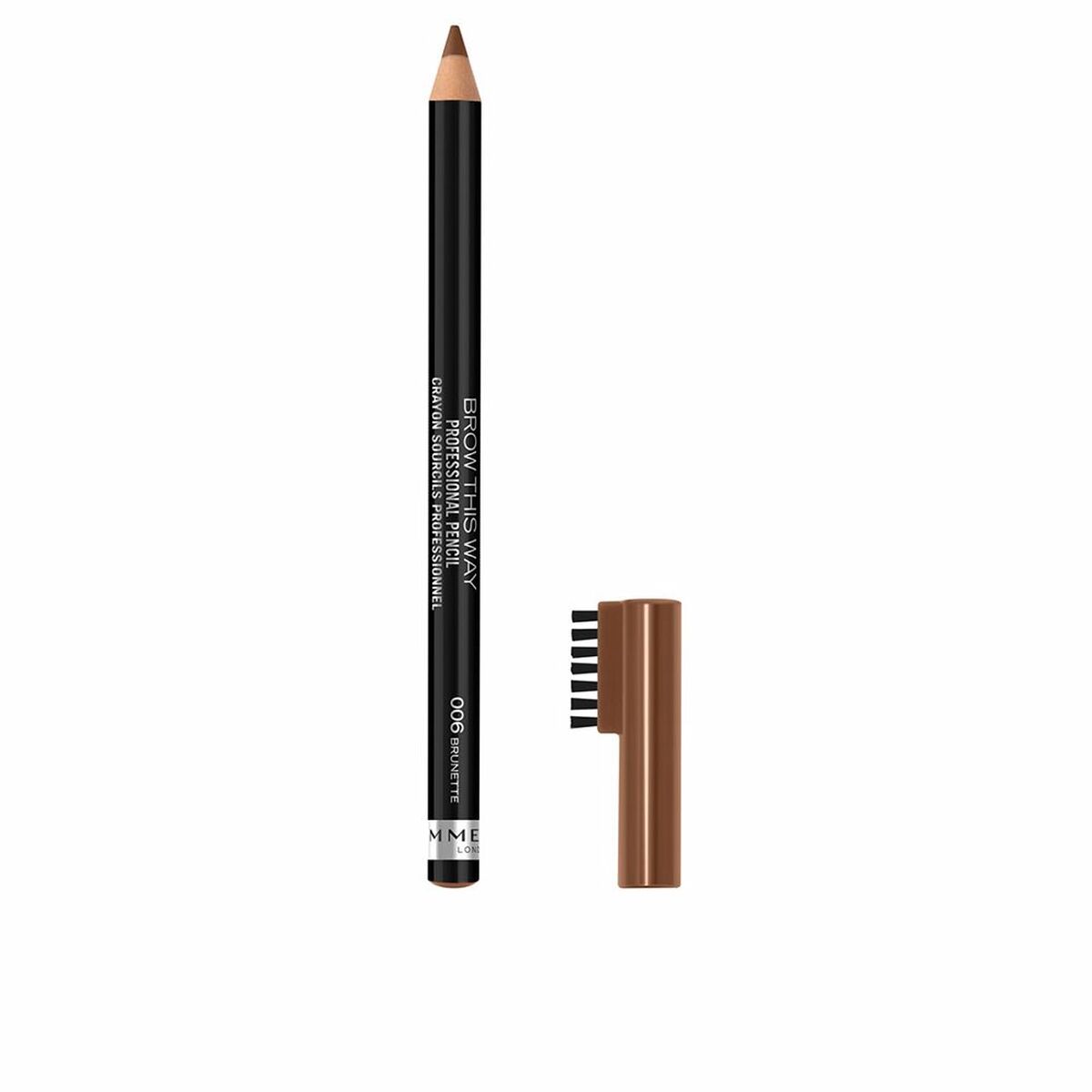 Eyebrow Pencil Rimmel London Brow This Way 006-brunette-0