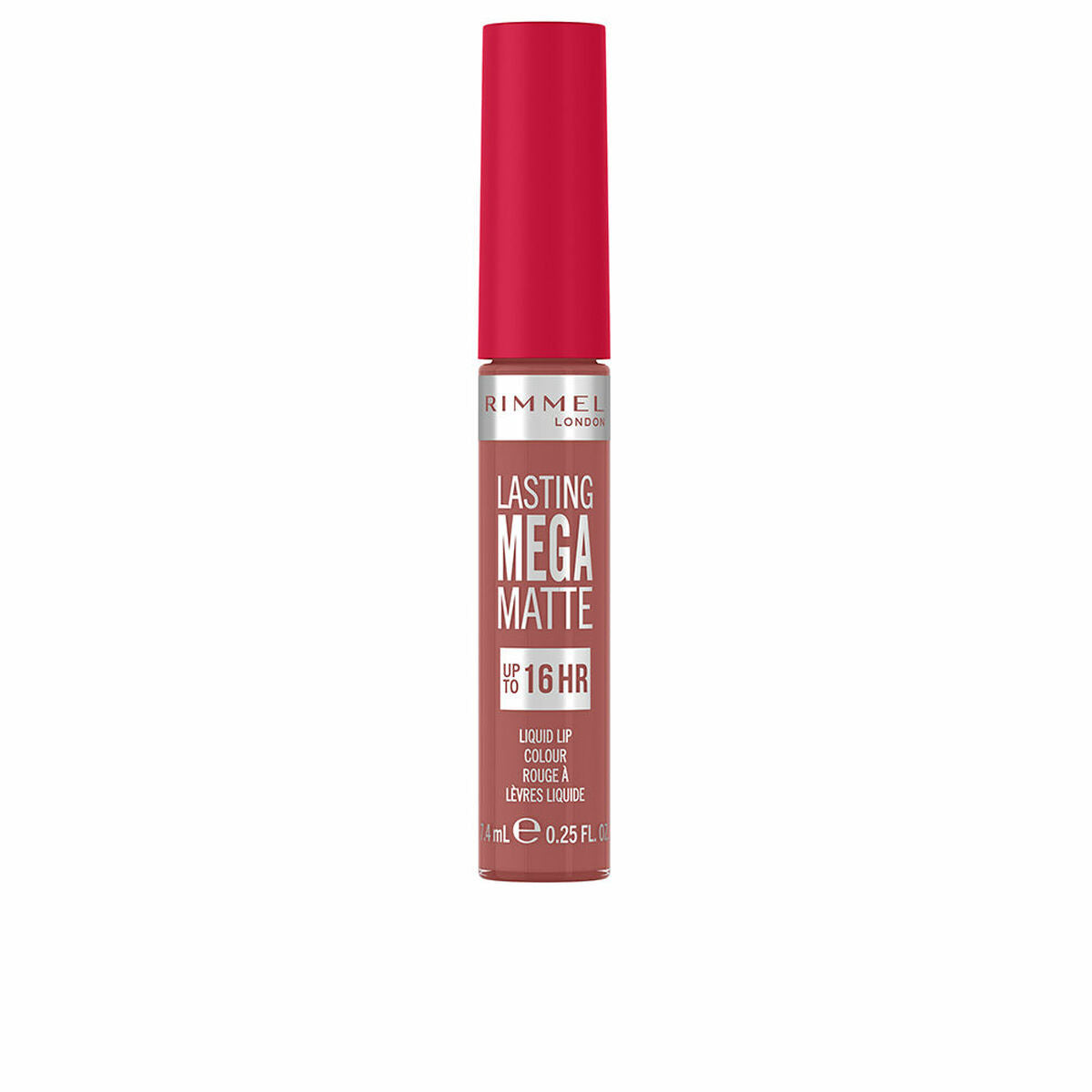 Lipstick Rimmel London Lasting Mega Matte Liquid Nº 200 Pink blink 7,4 ml-0