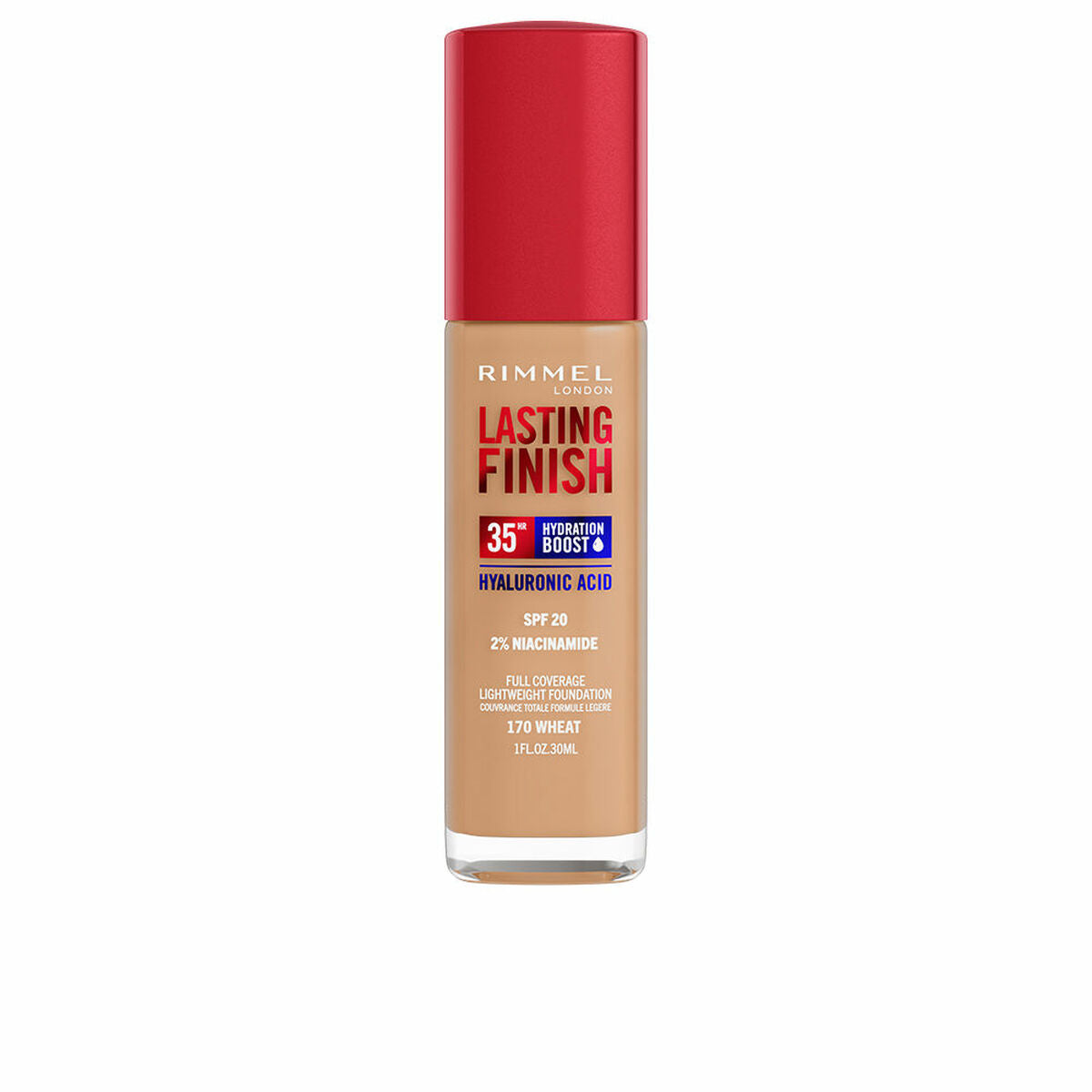 Crème Make-up Base Rimmel London Lasting Finish Nº 170 Wheat Spf 20 30 ml-0