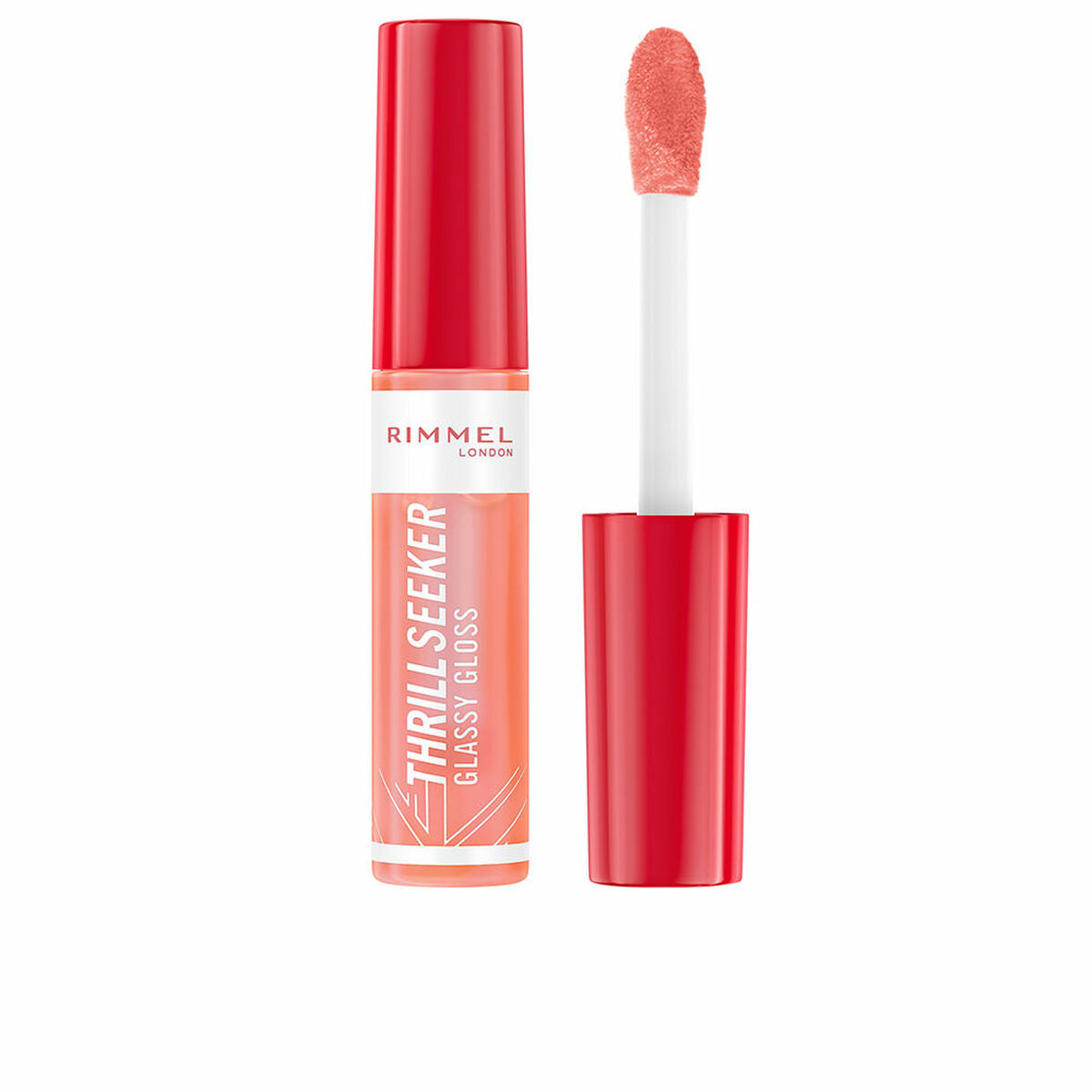 Lip-gloss Rimmel London THRILL SEEKER Nº 250 Peachy vibes 10 ml-0