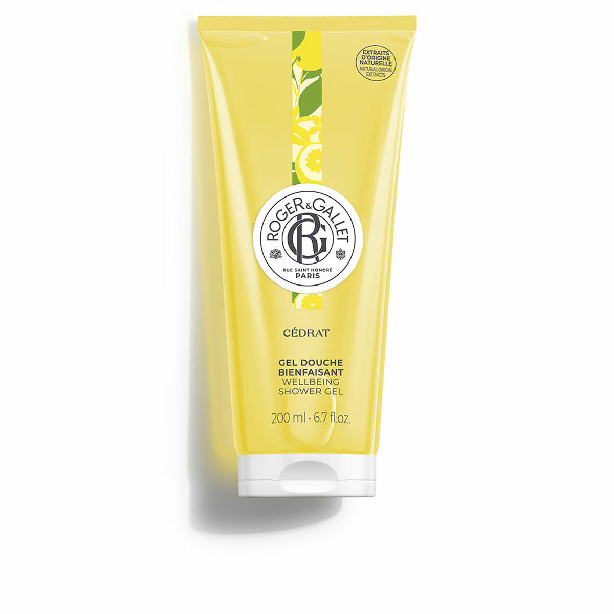 Bath Gel Roger & Gallet Cédrat Energizing Citron 200 ml-0