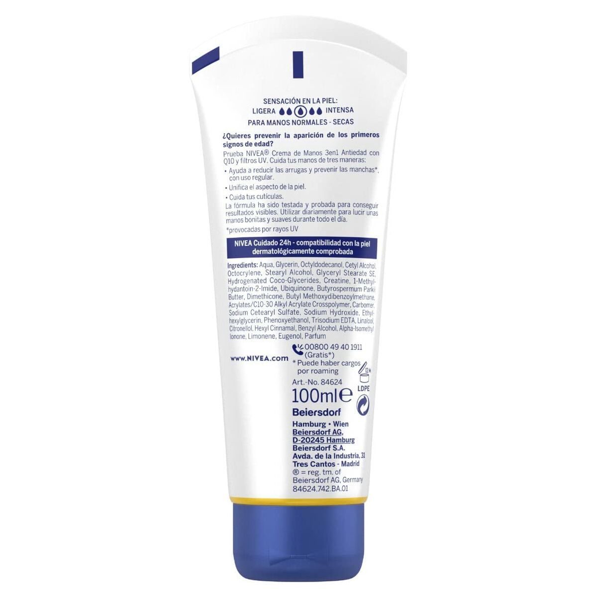 Anti-ageing Hand Cream Nivea Q10 3-in-1 100 ml-1