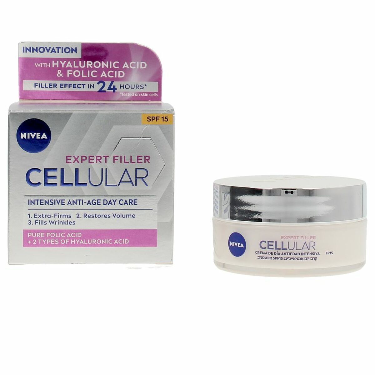 Day Cream Nivea Cellular Filler 50 ml Spf 15-0