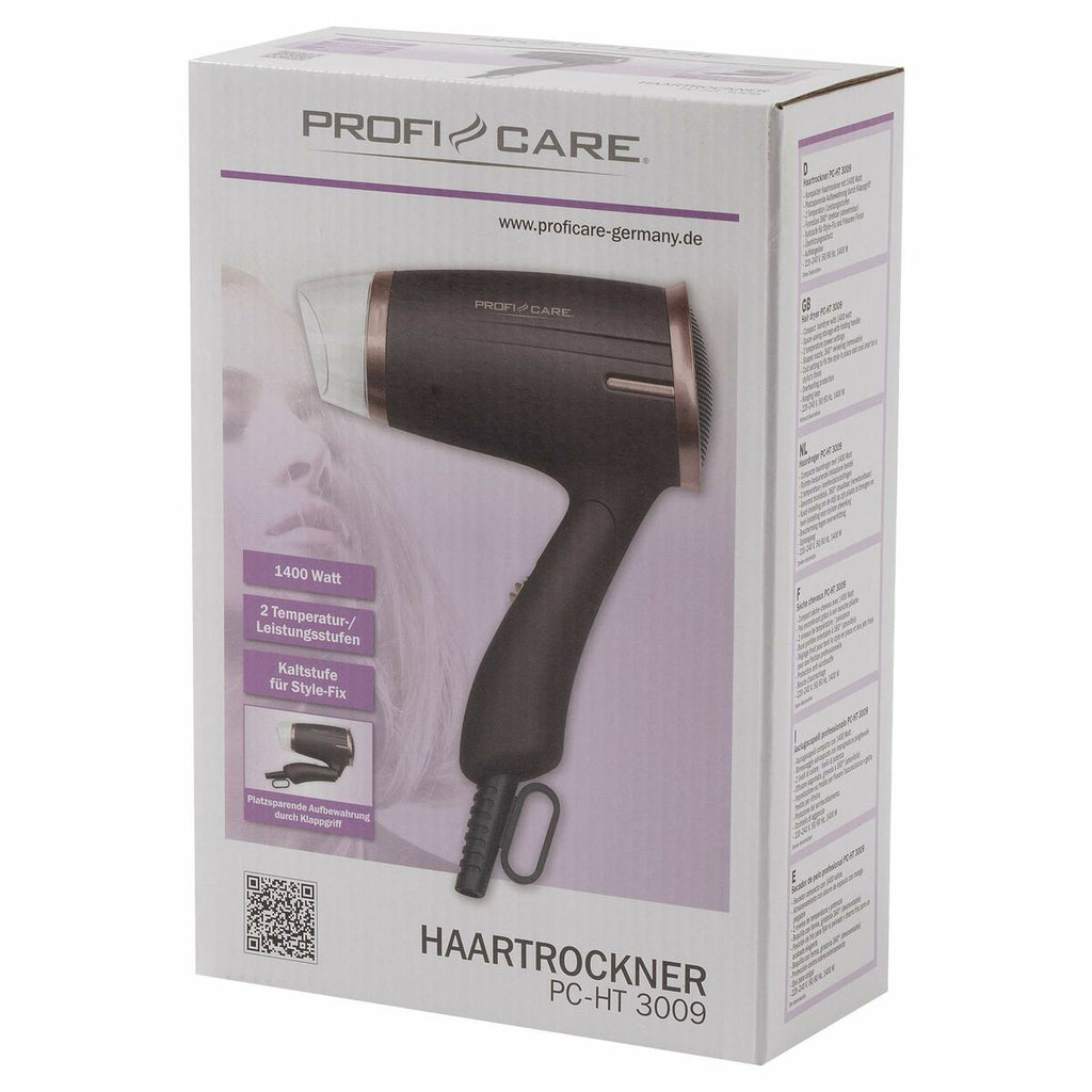 Hairdryer ProfiCare PC-HT 3009 Gold Bronze 1400 W-1