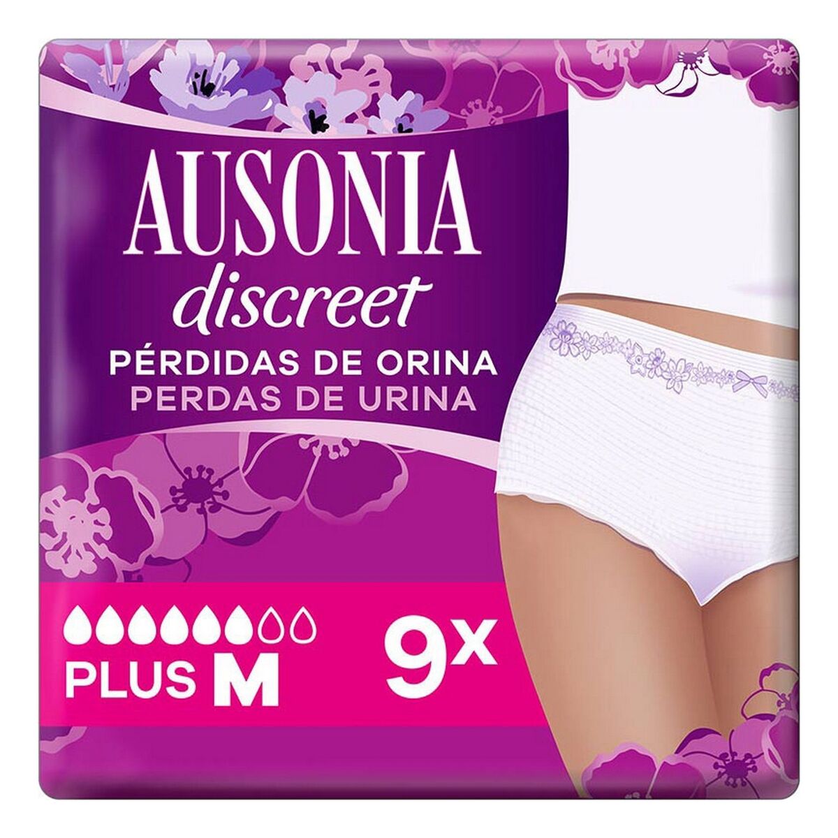 Incontinence Sanitary Pad Ausonia Discreet Boutique Medium (9 uds)-1