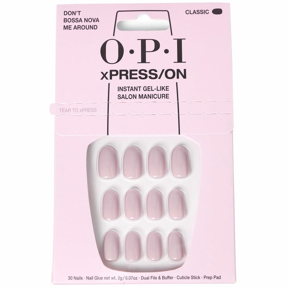 False nails Opi OPI xPRESS/ON Don’t Bossa Nova Me Around 30 Pieces-0