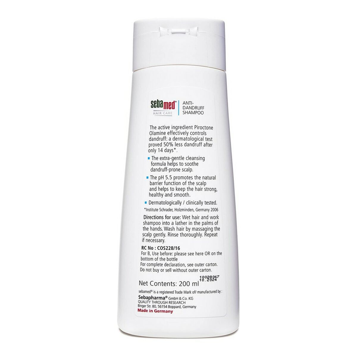 Anti-dandruff Shampoo Sebamed (200 ml)-4