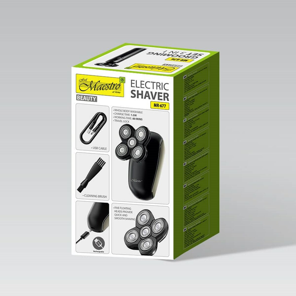Hair Clippers Feel Maestro MR-677-1