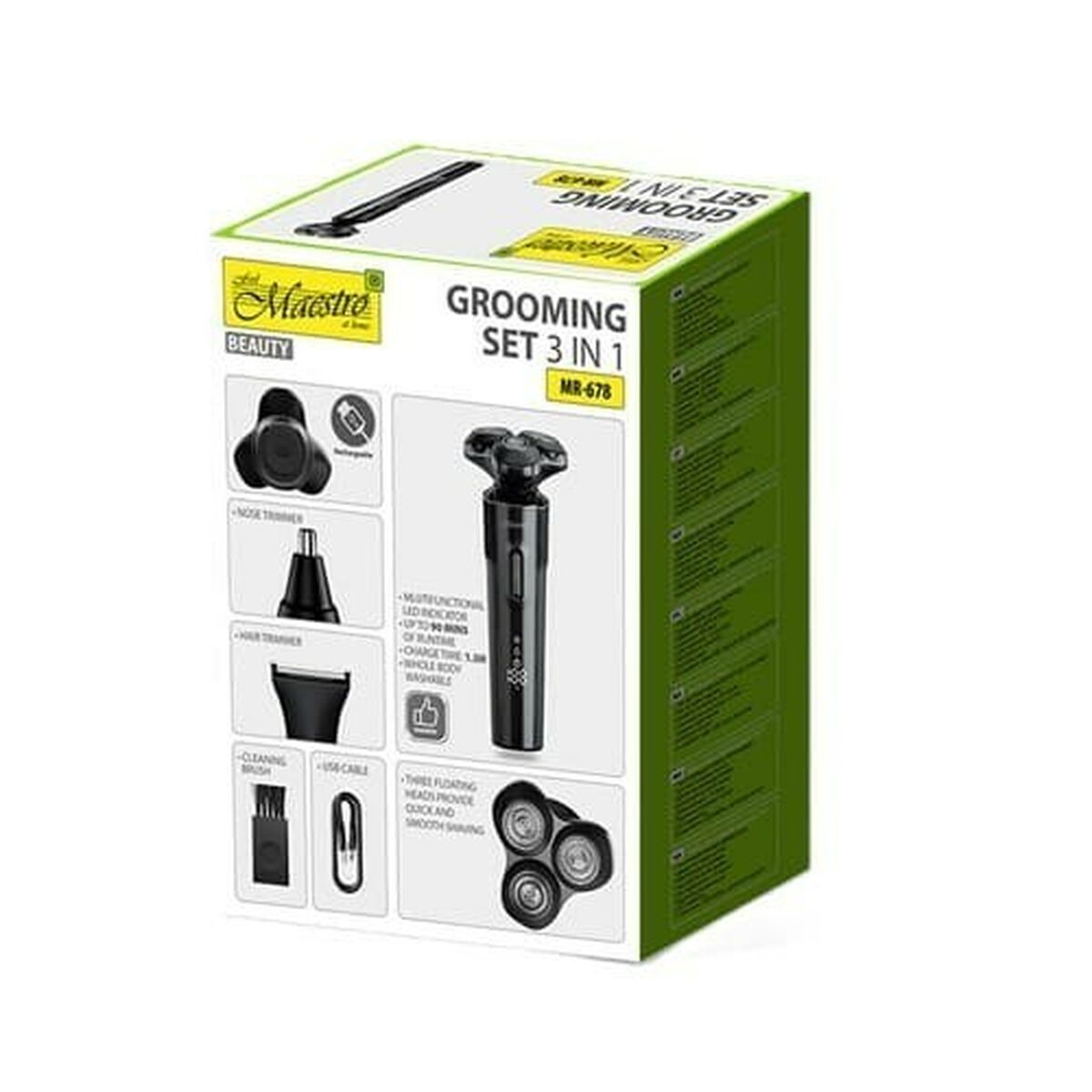 Hair Clippers Feel Maestro MR-678 1 Piece-2