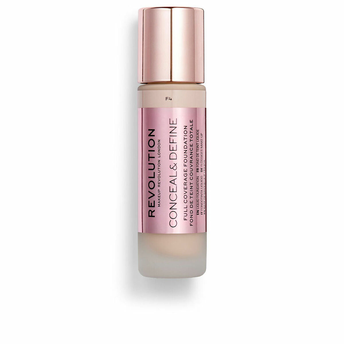 Liquid Make Up Base Revolution Make Up Conceal & Define F4 (23 ml)-0