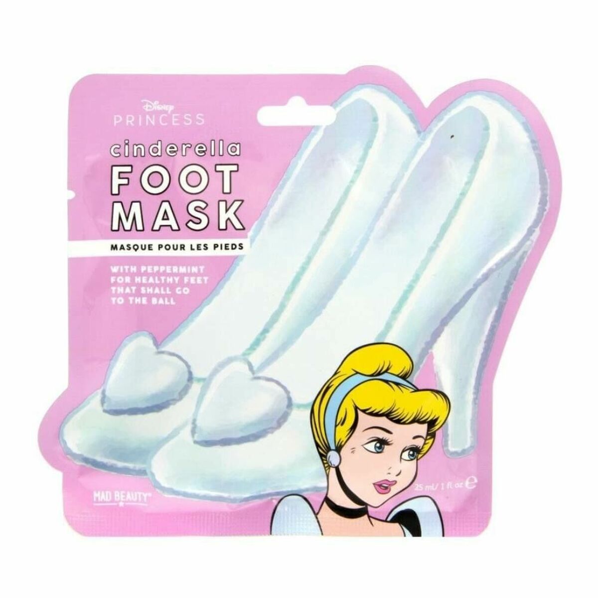 Foot Mask Mad Beauty Disney Princess Cinderella (25 ml)-0