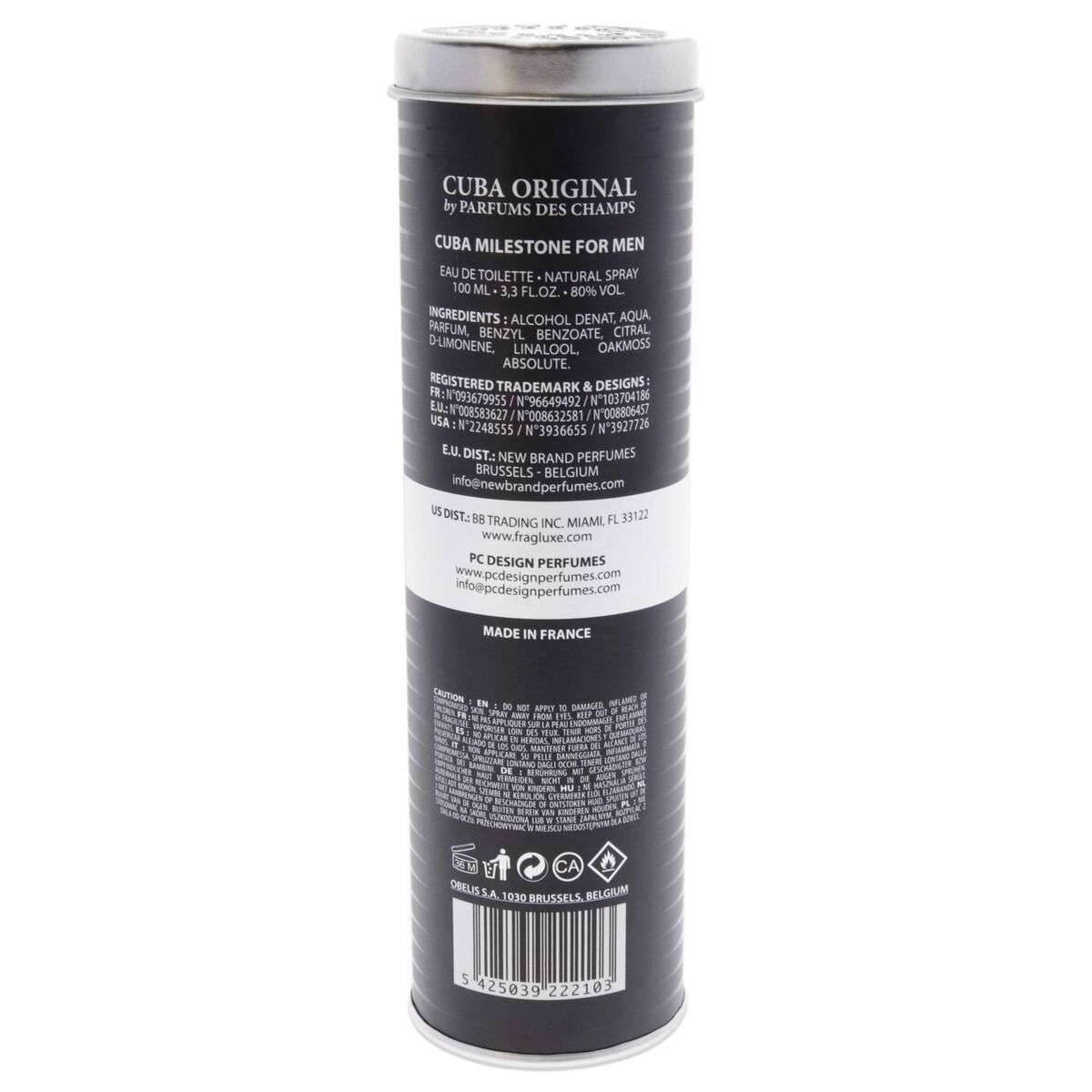 Men's Perfume Cuba Milestone 100 ml-1