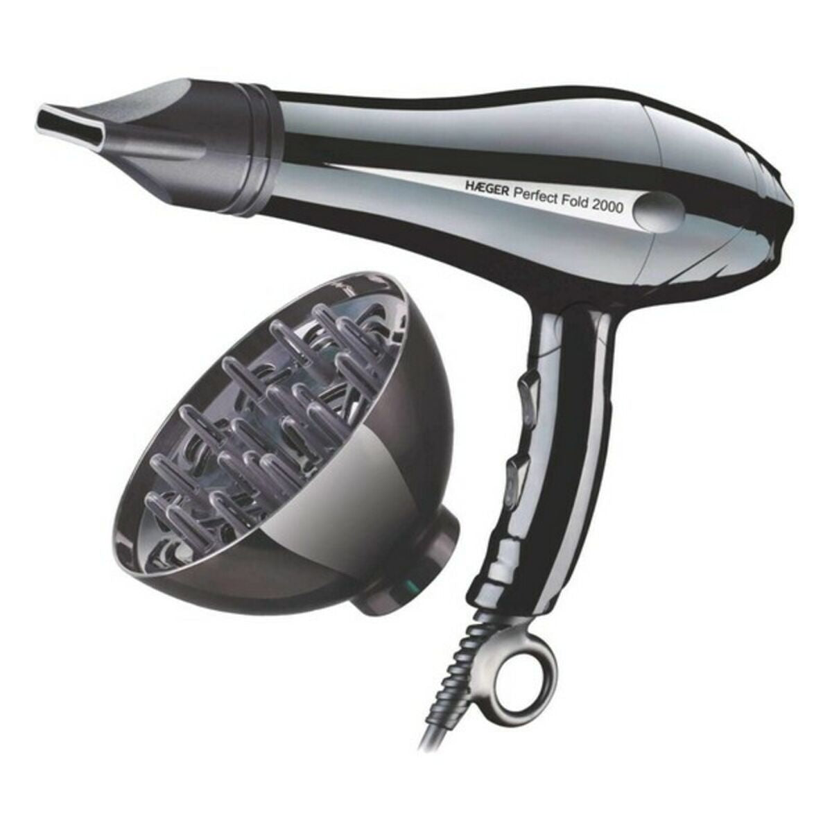 Hairdryer Haeger HD-200.012A 2000W Black 2000 W-0