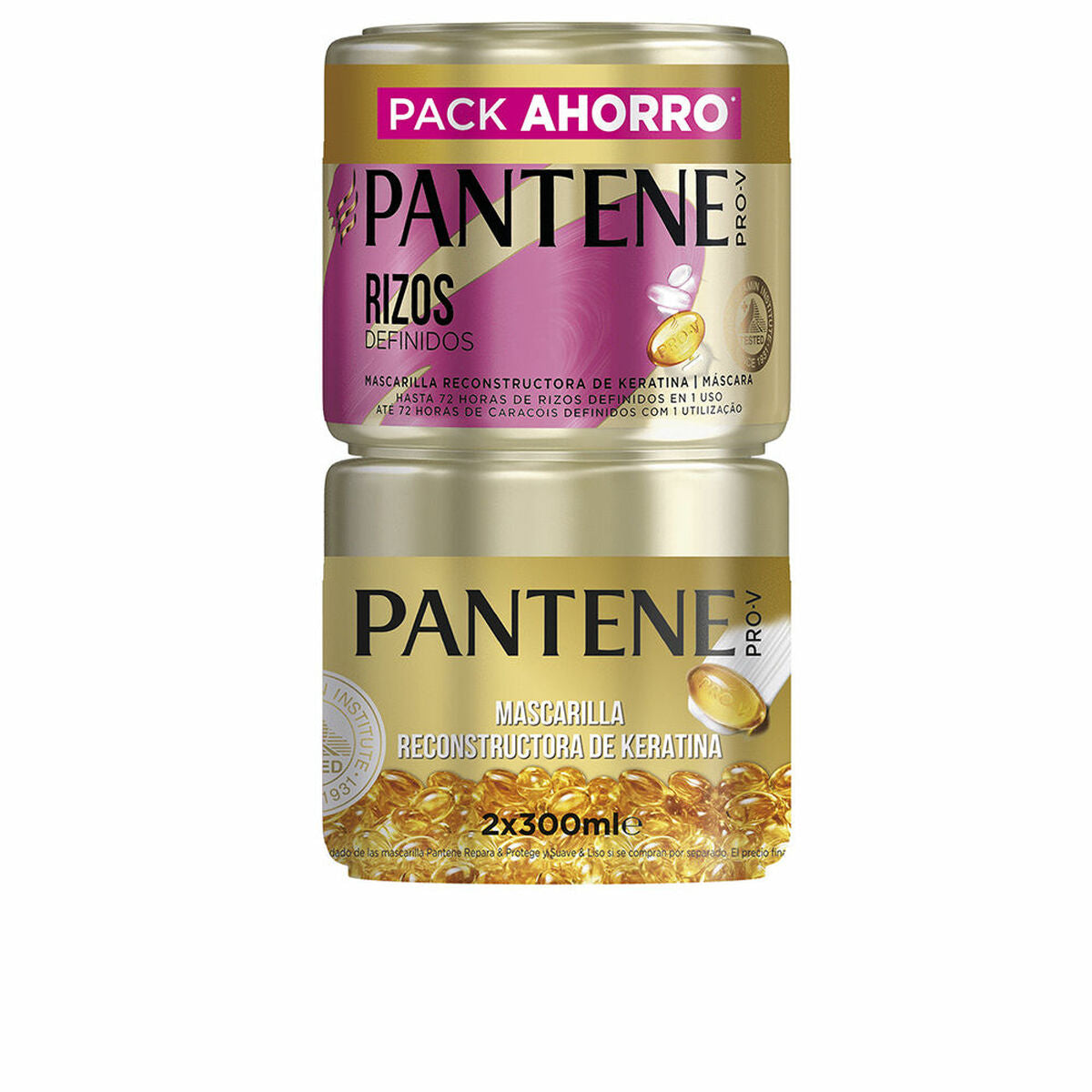 Hair Mask Pantene   Curly hair 2 x 300 ml-0