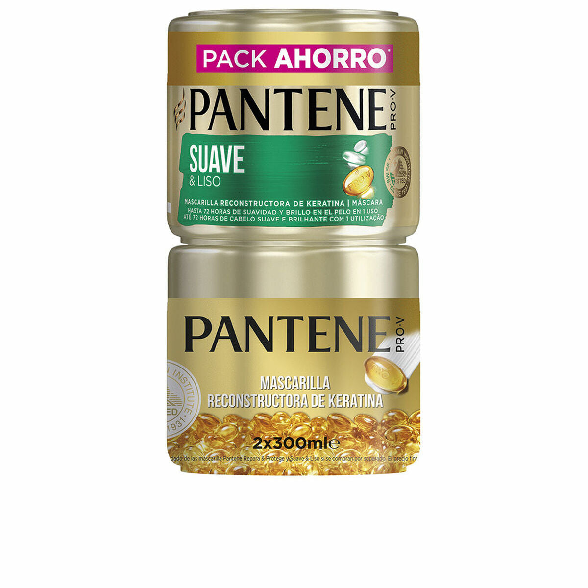 Hair Mask Pantene Keratin 2 x 300 ml 300 ml-0