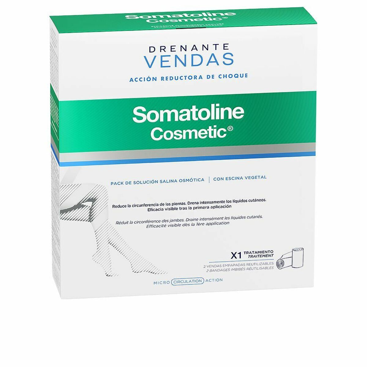 Bandages Somatoline Drenante Kit Completo Reducer Draining (1 Unit) (2 uds)-1