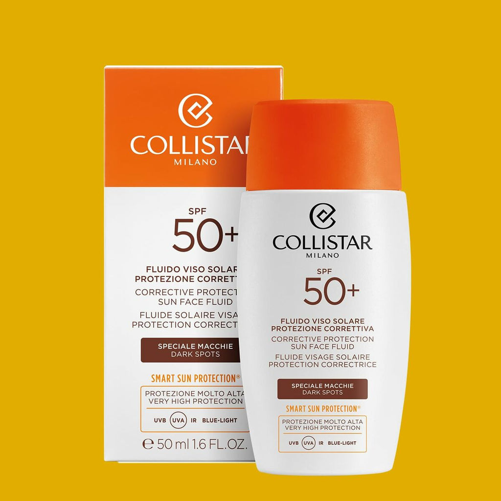 Facial Sun Cream Collistar PERFECT TANNING Spf 50 Spf 50+ 50 ml Anti-stain-1